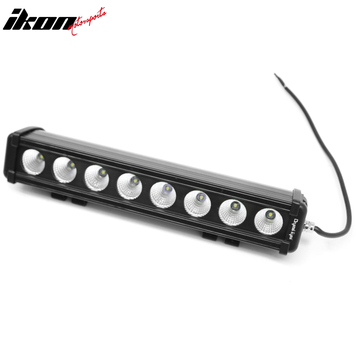 15" 80W 8 LED 1 Row LED Work Light Bar Spot Flood Combo Truck SUV ATV Off Road