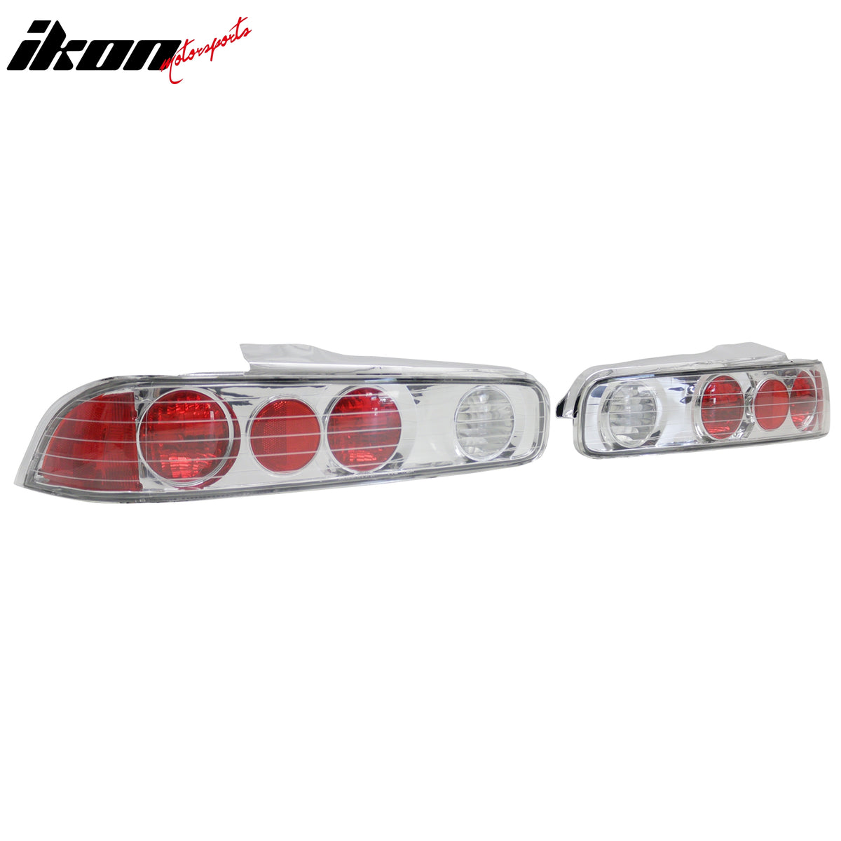 Fits 94-01 Acura Integra Hatchback RH LH Tail Lights Rear Brake Lamps Clear Lens