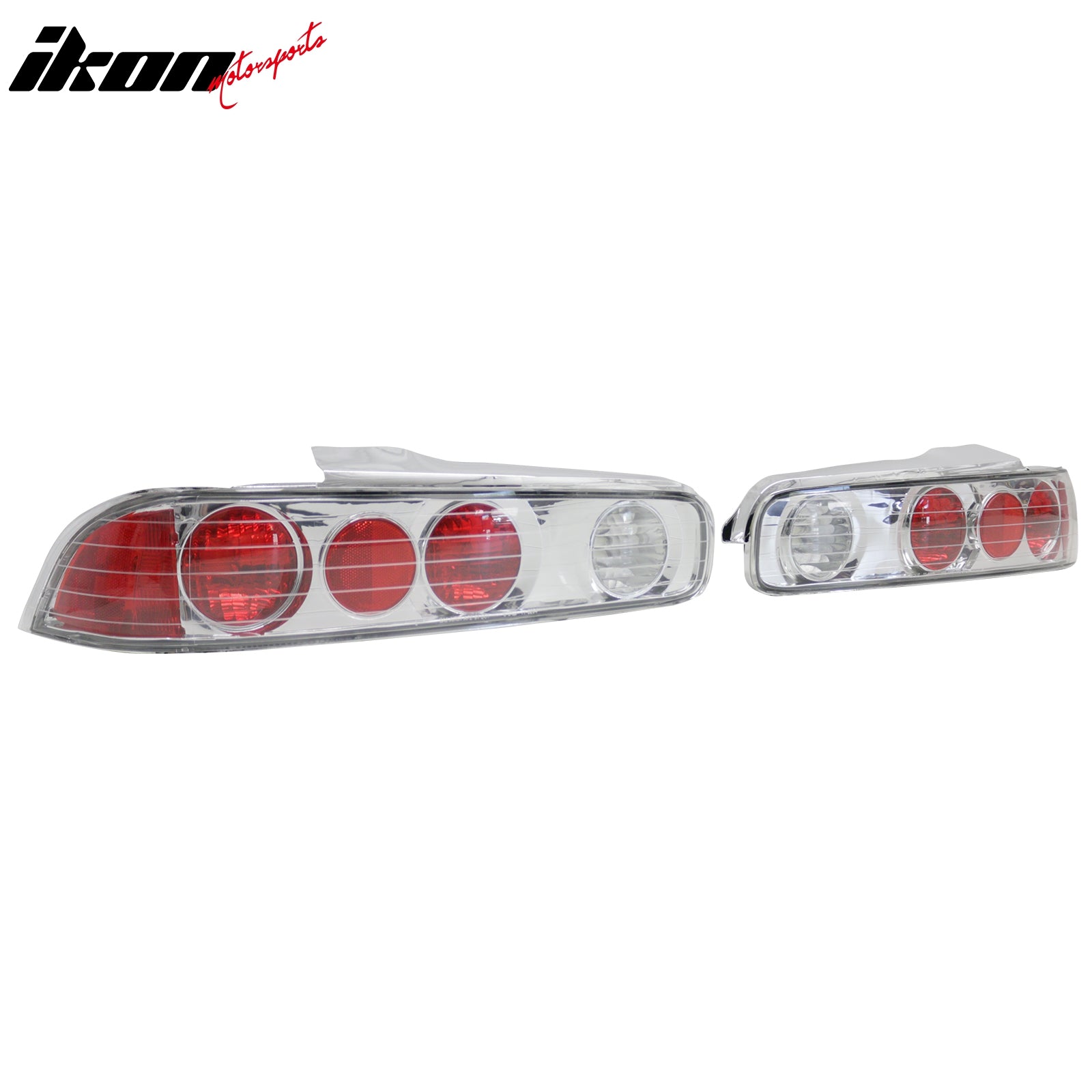 Fits 94-01 Acura Integra Hatchback RH LH Tail Lights Rear Brake Lamps Clear Lens