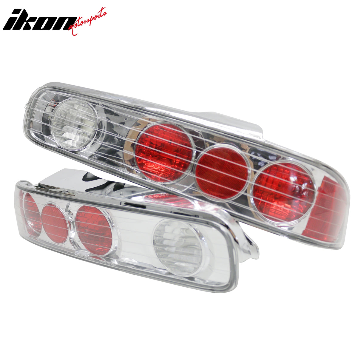 Fits 94-01 Acura Integra Hatchback RH LH Tail Lights Rear Brake Lamps Clear Lens