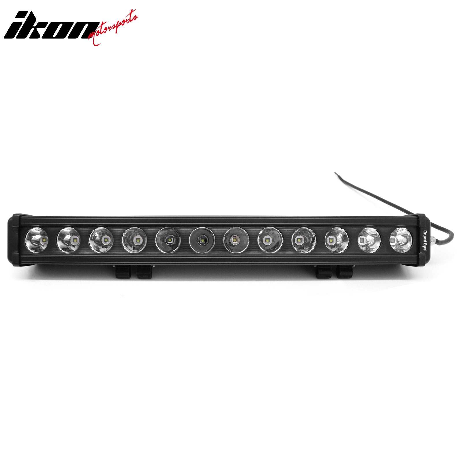 Universal Fit LED Light Bar Black 22" 120W 12 LED 1 Row 25 Degree Flood