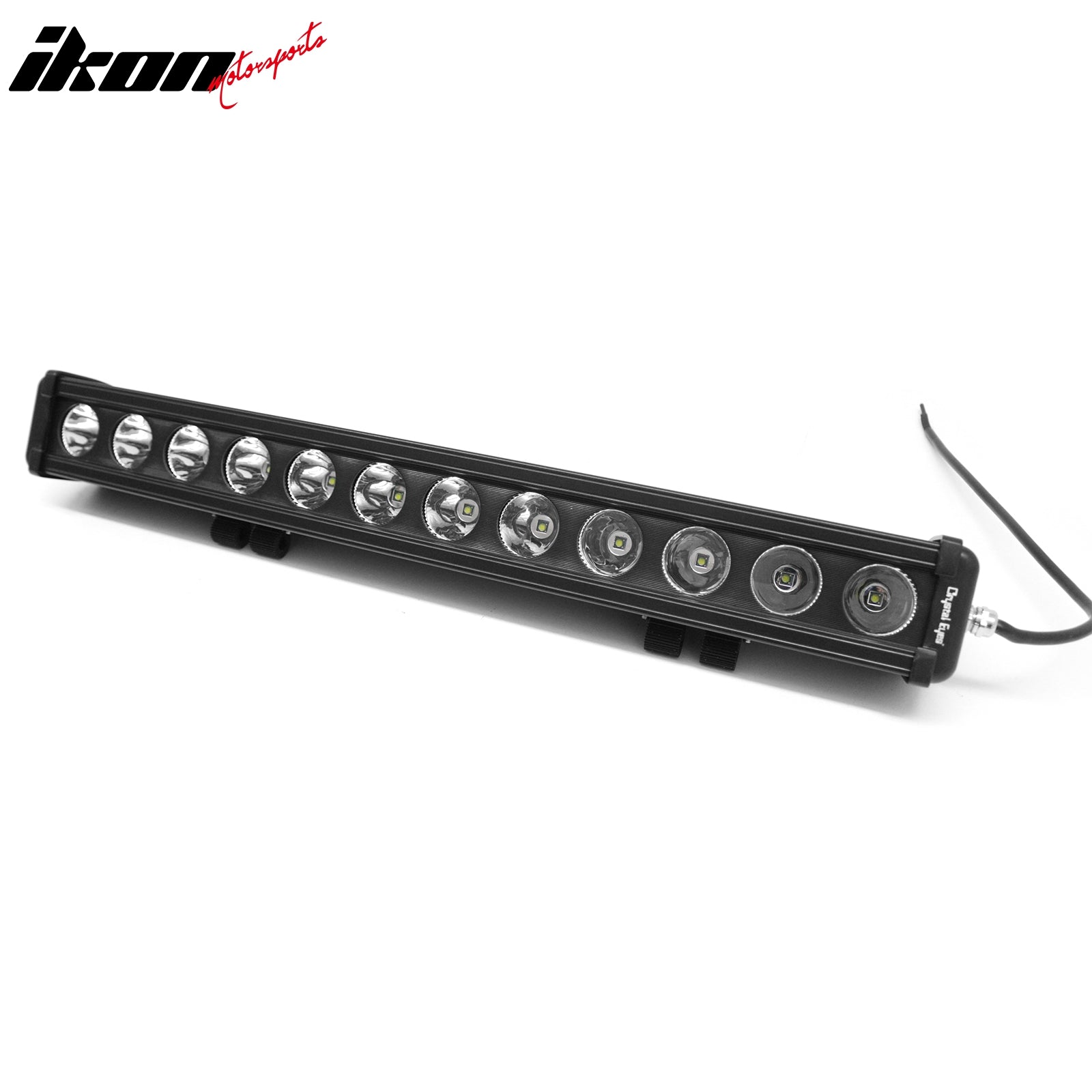 22" 120W 12 LED 1 Row LED Work Light Bar Spot Flood Combo Truck SUV ATV Off Road