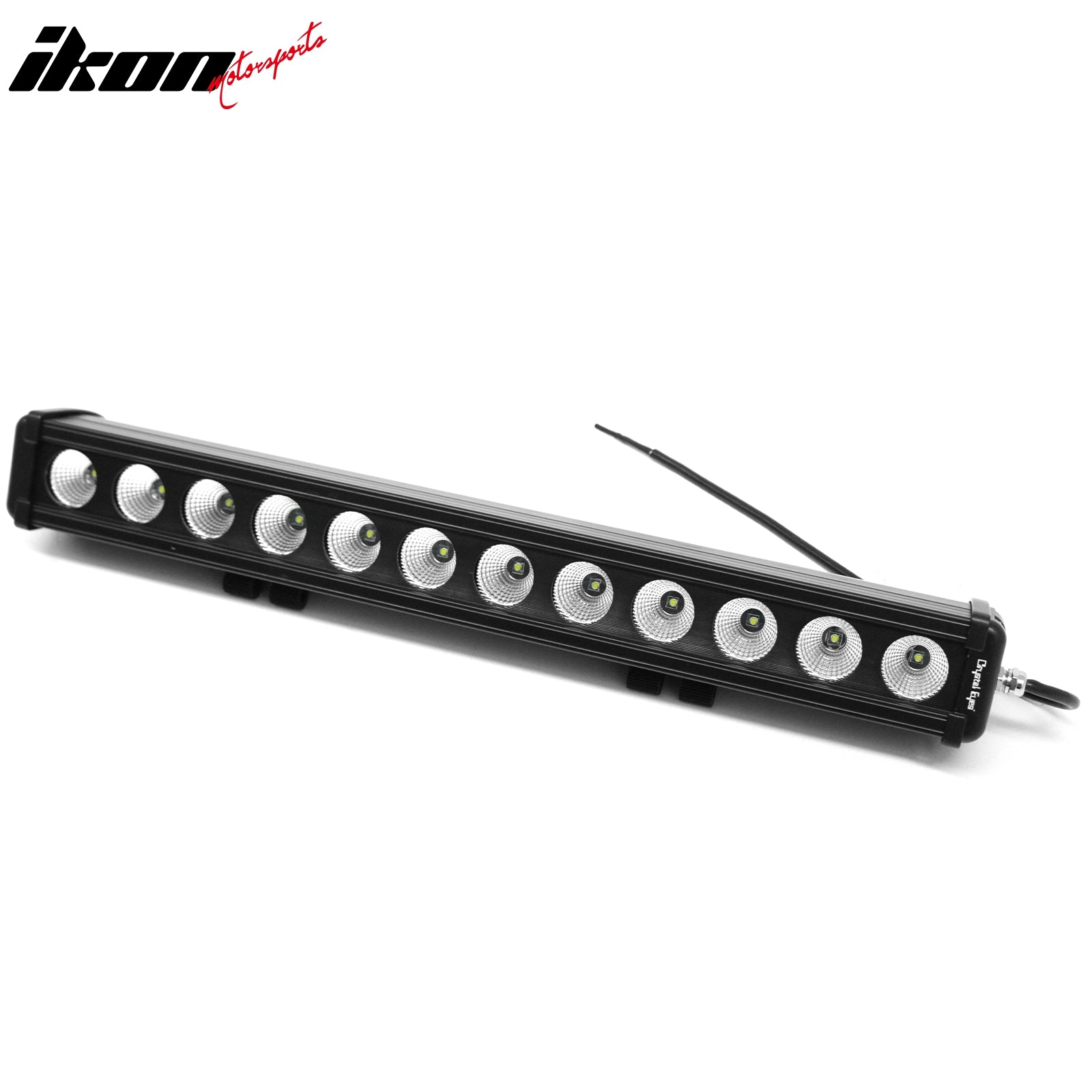22" 120W 12 LED 1 Row LED Work Light Bar Spot Flood Combo Truck SUV ATV Off Road