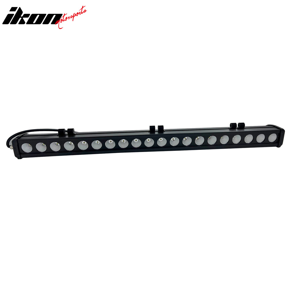 37" 200W 20 LED Light Bar 60 Degree Flood Universal Truck SUV ATV Jeep