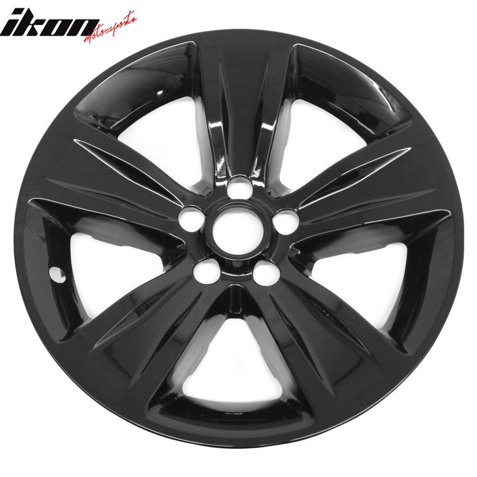 2015-2023 Dodge Challenger 15-19 Charger 18" Wheel Covers Gloss Black 4PCS Set