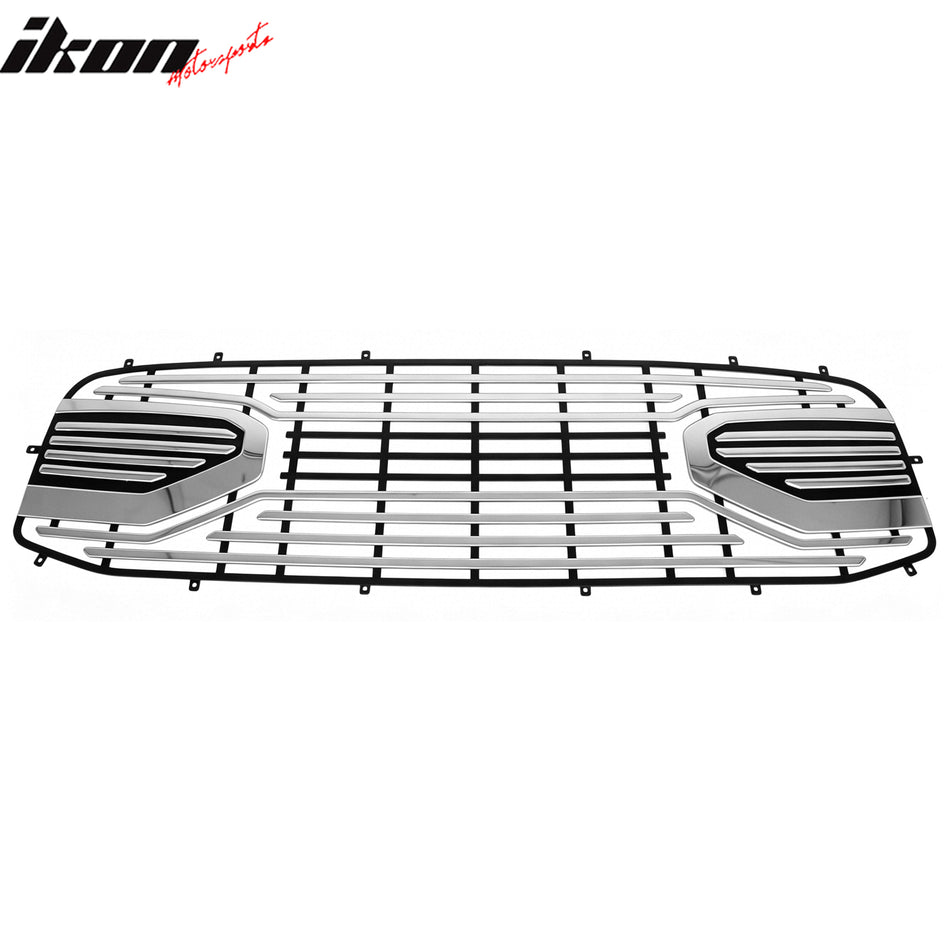 2006-2008 Dodge Ram 1500 & 06-09 Ram 2500/3500 Front Grille Chrome & Black