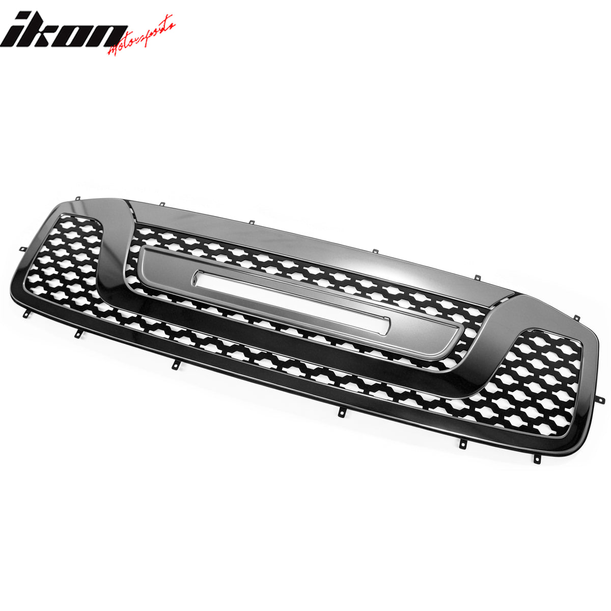 Fits 06-08 Dodge Ram 1500 2500 3500 Front Bumper Hood Grille Replacement Black