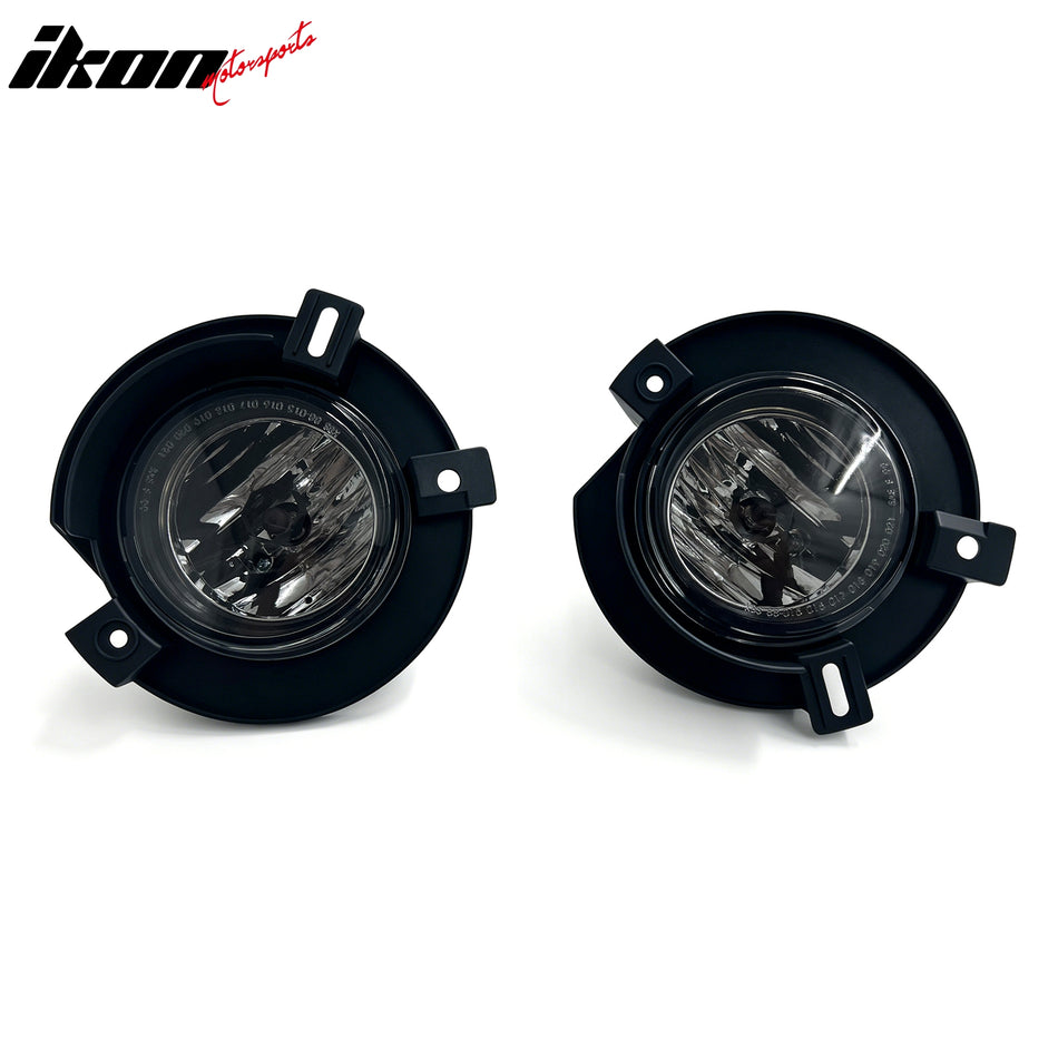 2002-2005 Ford Explorer Front Fog Lights Assembly Black Housing Clear Lens Pair