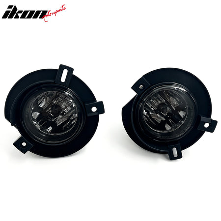 Fits 02-05 Ford Explorer Front Fog Lights Assembly Black Housing Clear Lens Pair