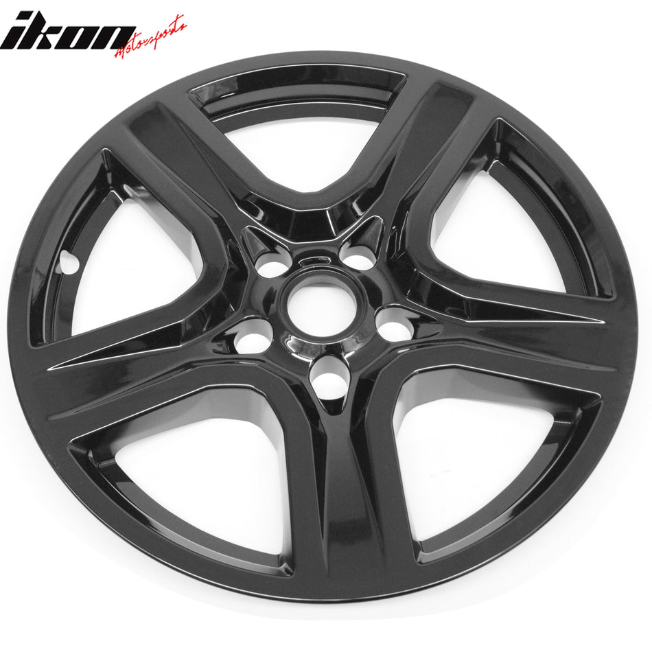 2016-2024 Chevrolet Camaro LS/LT 18" Wheel Covers Hubcaps Gloss Black 4PCS Set