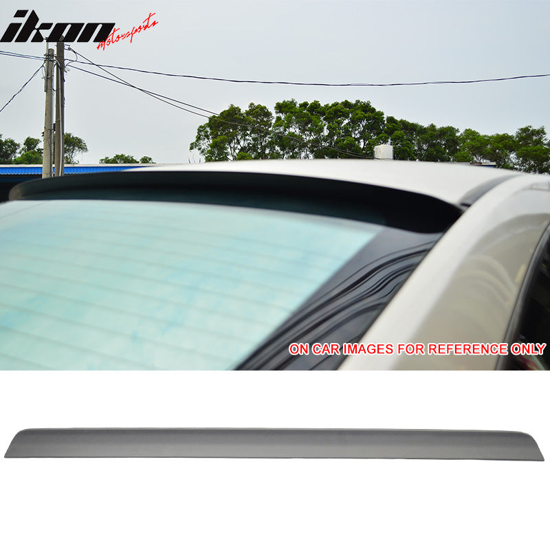 Compatible With 2008-2012 Honda Accord 8th Gen PU Flexible Rear Roof Spoiler