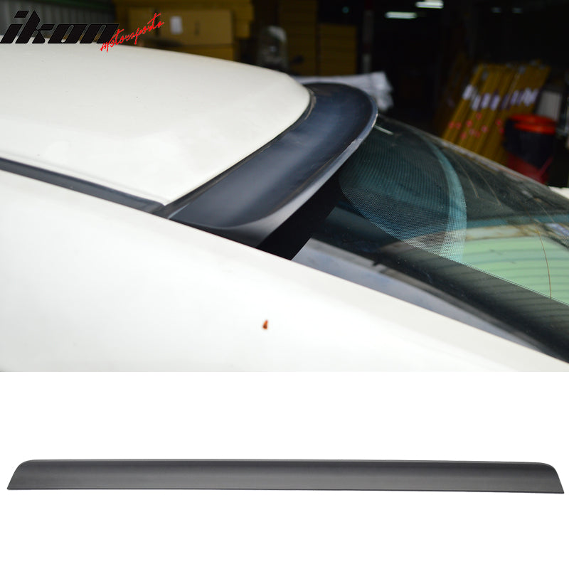 2005-2008 Audi A4 B7 Unpainted Black Roof Spoiler - PUF