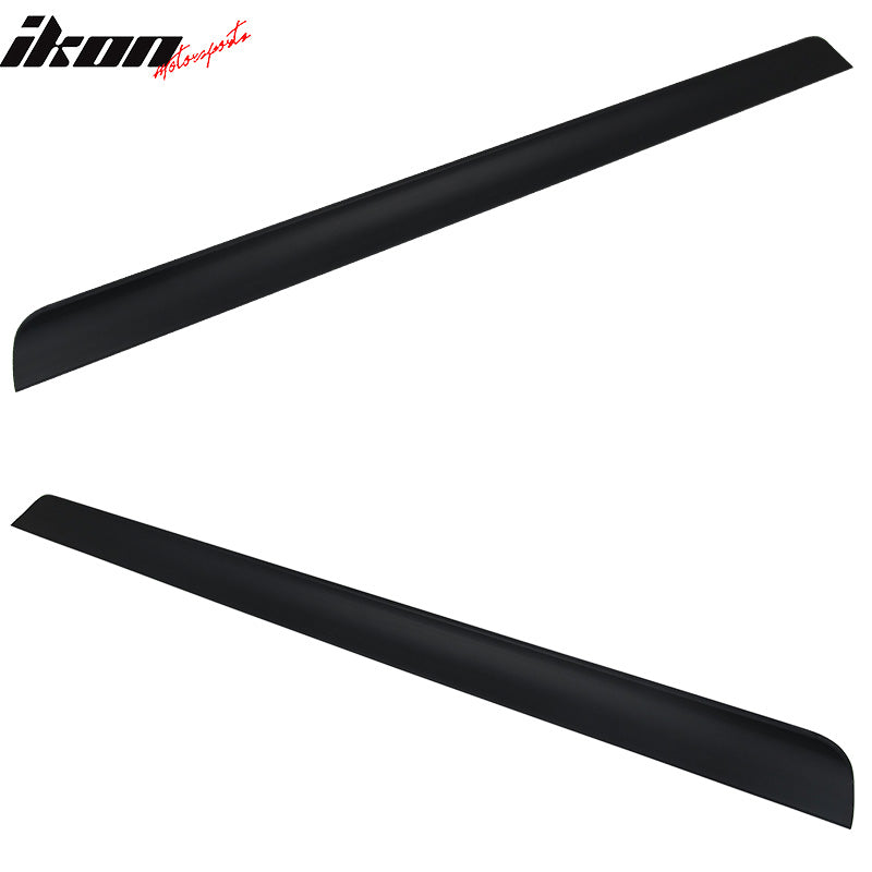 Roof Spoiler Compatible With 2013-2015 Honda Accord 9TH, PU Rear Deck Lip Wing Bodykits by IKON MOTORSPORTS, 2014