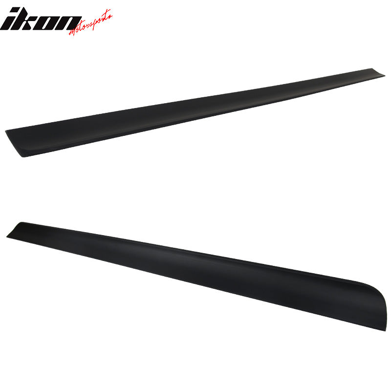 Roof Spoiler Compatible With 2012-2015 Honda Civic 4Dr 9TH, Unpainted Rear Roof Spoiler Lip (PUF) Other Color Available, by IKON MOTORSPORTS, 2013 2014