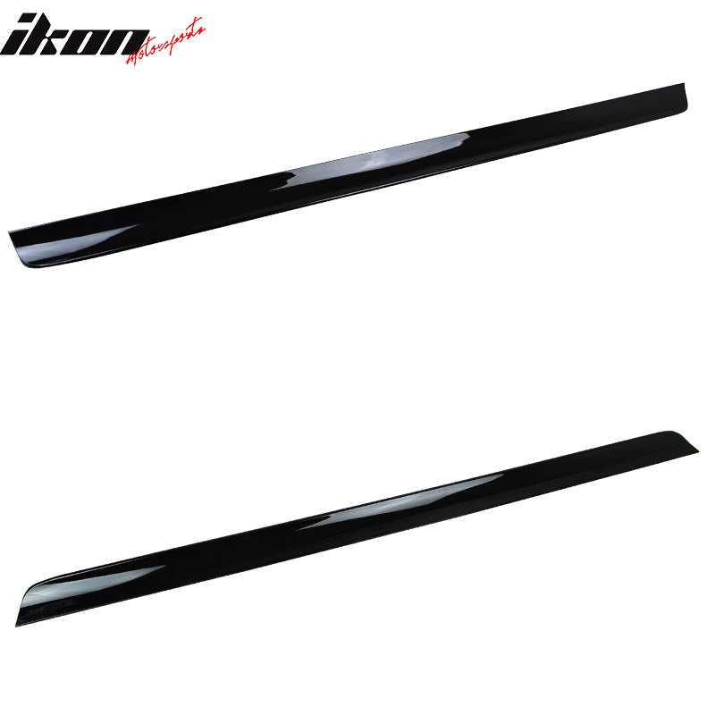 Roof Spoiler Compatible With 2008-2009 Pontiac G8, 4Dr 4Door PU Flexible Unpainted Rear Roof Spoiler Window Other Color Available, by IKON MOTORSPORTS