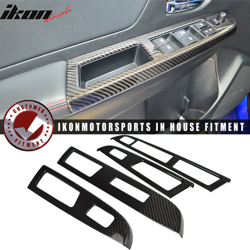 Interior Car Accessories for 2015-2021 Subaru WRX STI Carbon Fiber