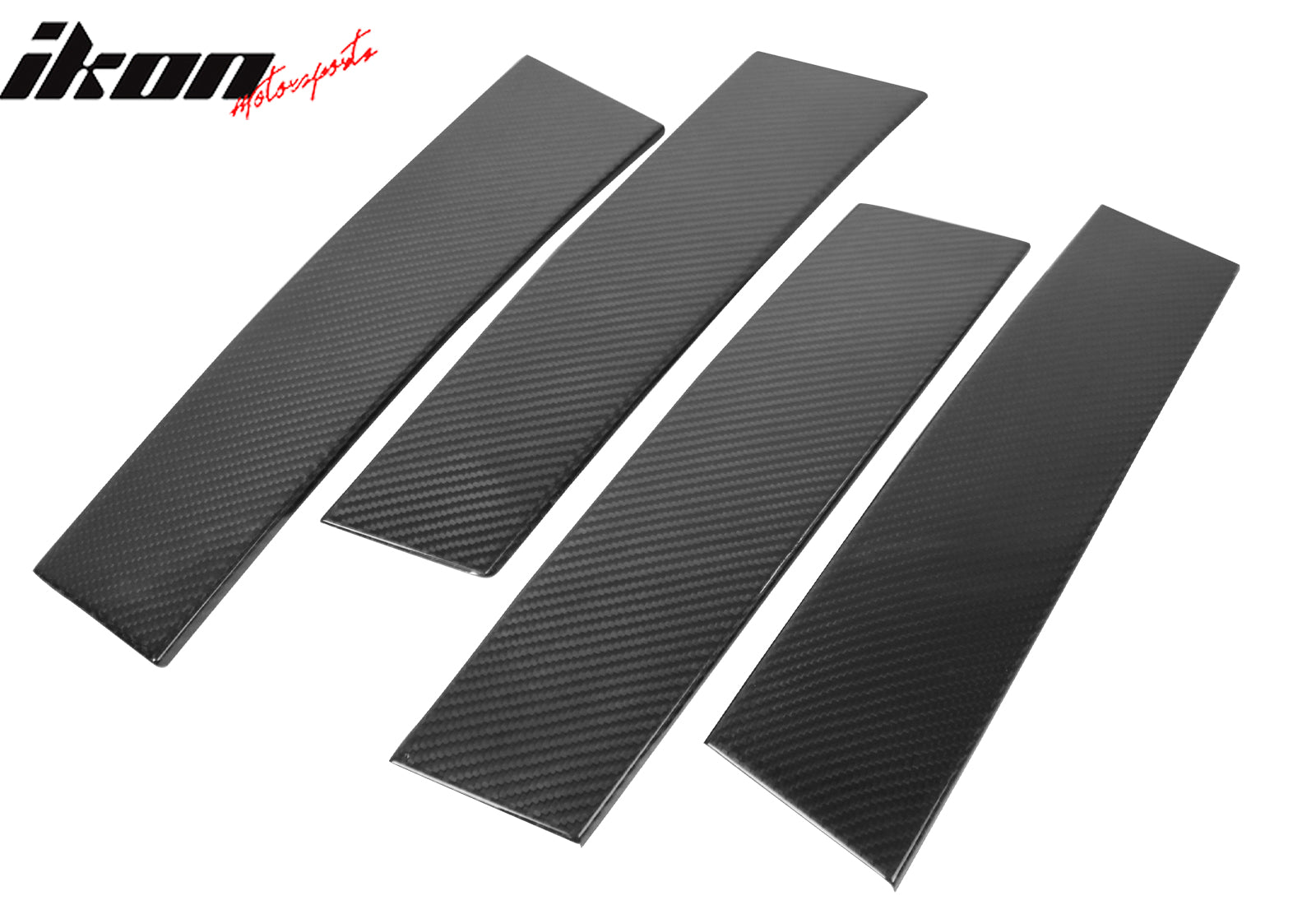 Fits 12-16 Mazda CX-5 Carbon Fiber CF Door Pillar Post Cover Window Trim 10PCS