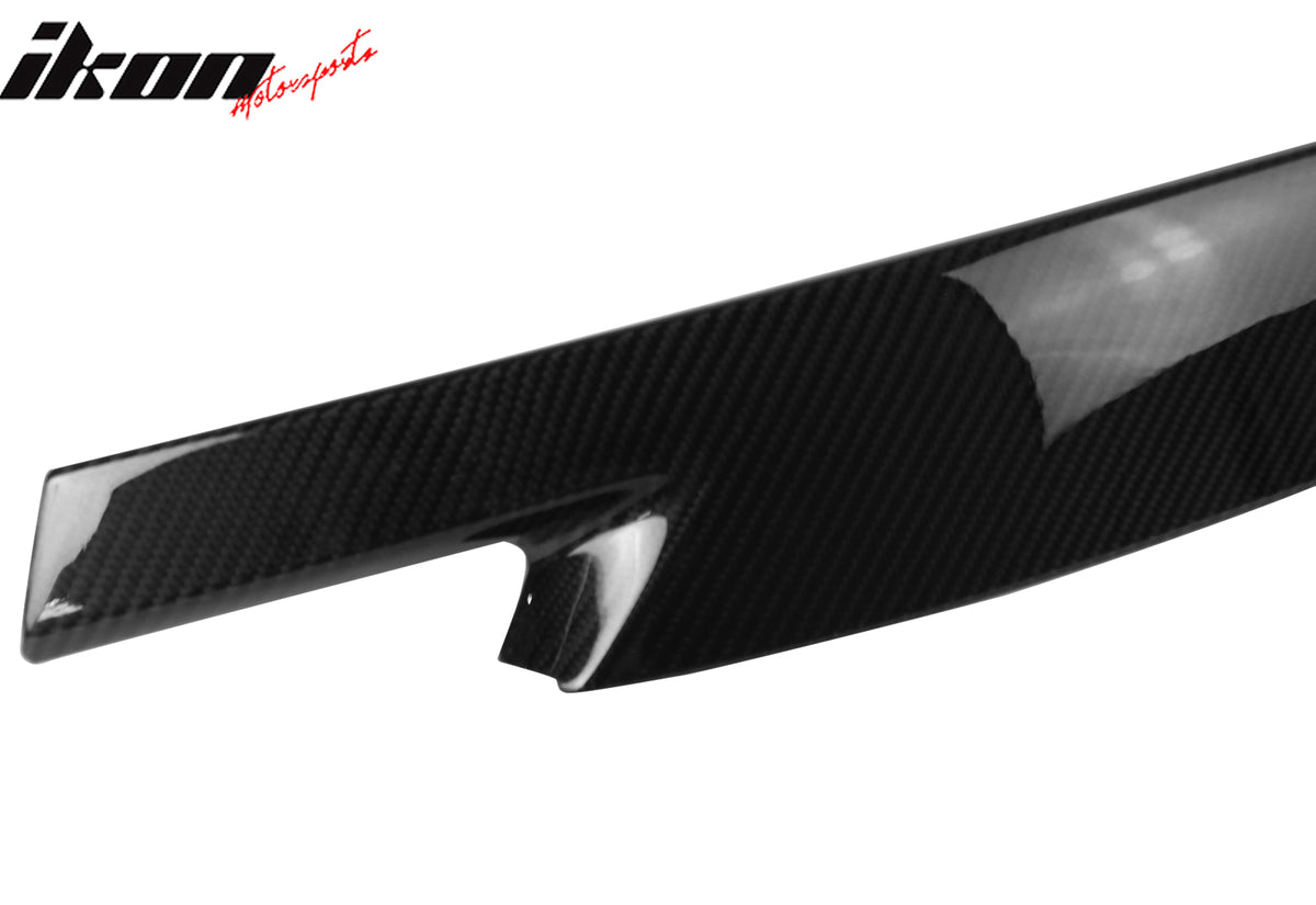 Fits 16-24 Mazda MX5 MX-5 Miata Carbon Fiber CF Front Bumper Air Dam Grille Trim