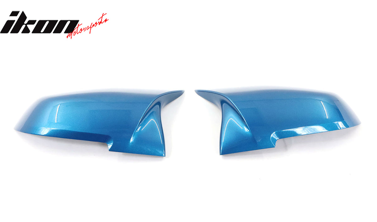 Fits BMW F20 F21 F23 F30 F32 F36 Side Mirror Covers Painted #C16 Long Beach Blue