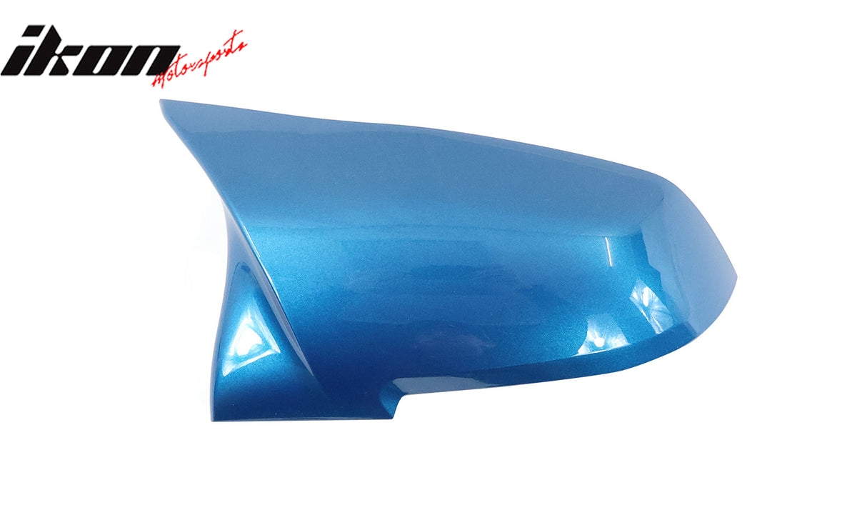 Fits BMW F20 F21 F23 F30 F32 F36 Side Mirror Covers Painted #C16 Long Beach Blue