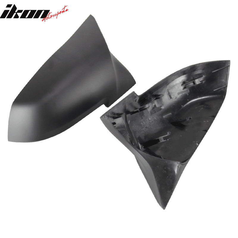 Fits 13-18 BMW F31 3 Series Matte Black Side View Mirror Covers Replacement 2PCS