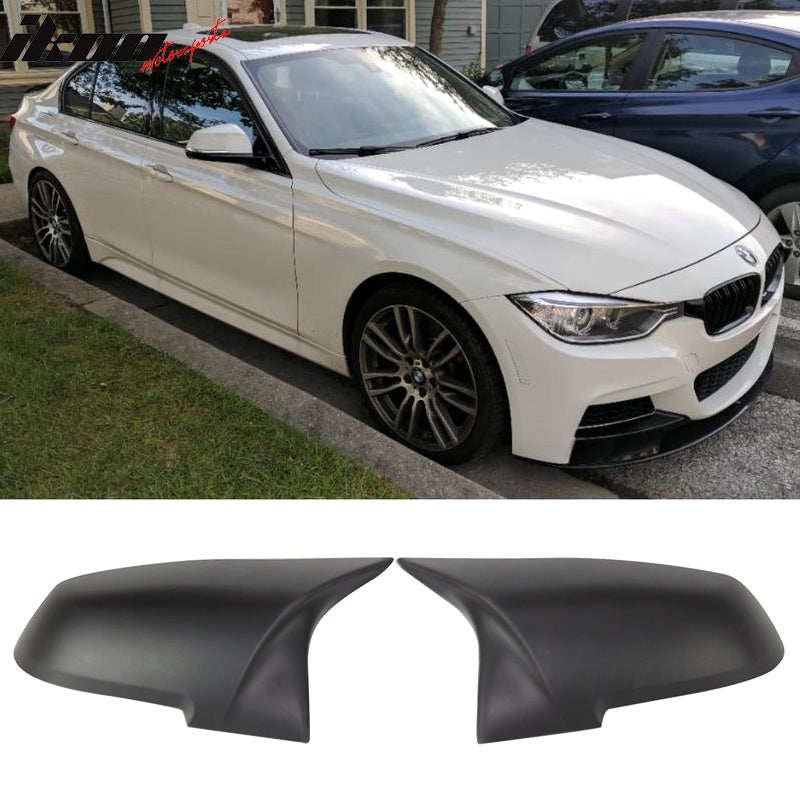 2012-2018 BMW F30 OE M Sports Upgrade Matte Black Mirror Cover