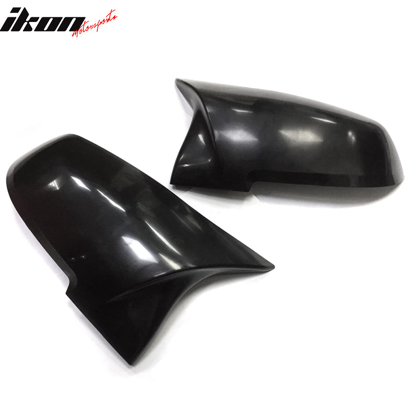 Fits 14-18 BMW F23 2 Series Matte Black Side View Mirror Covers Replacement 2PCS