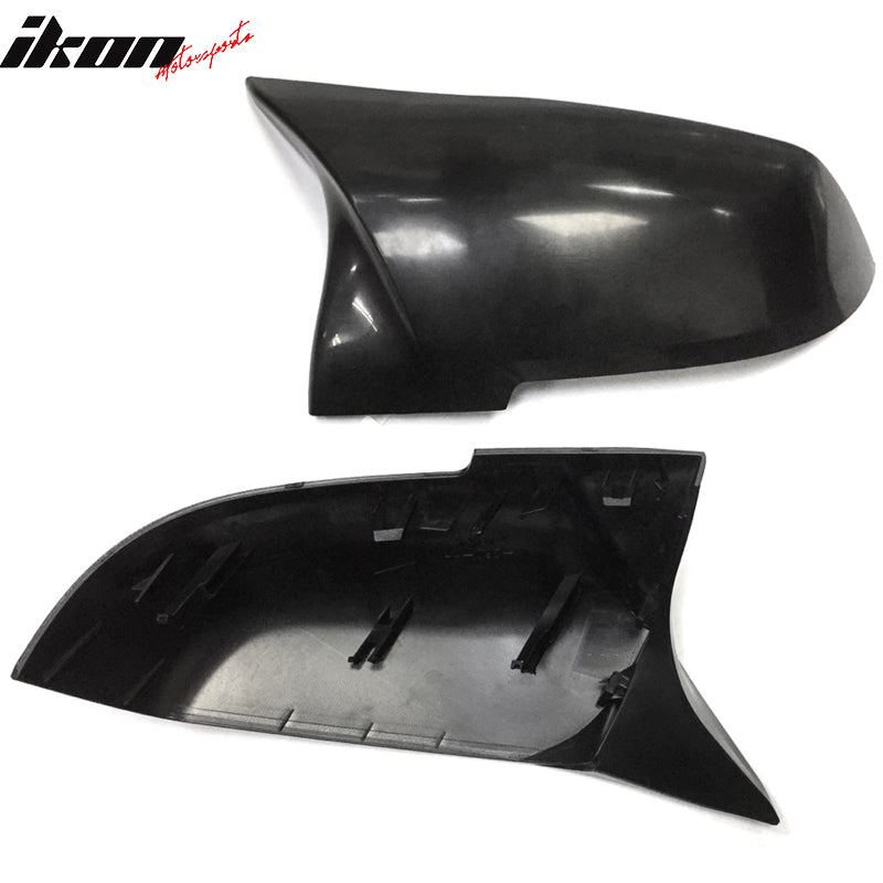 Fits 14-18 BMW F23 2 Series Matte Black Side View Mirror Covers Replacement 2PCS