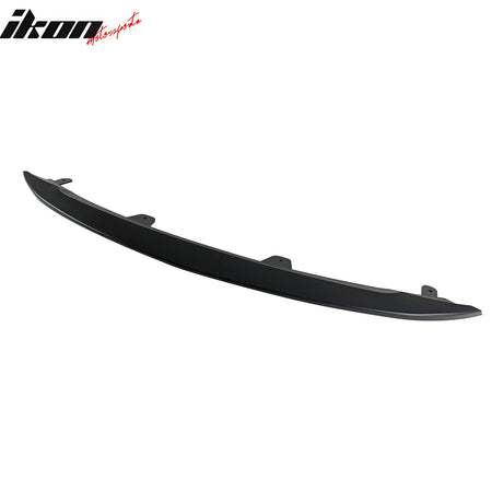 IKON MOTORSPORTS Front Bumper Lip, Compatible with 2023-2025 Toyota Corolla E210 Hatchback 5Dr, Unpainted Black ABS Plastic Air Dam Chin Spoiler Protector Splitter