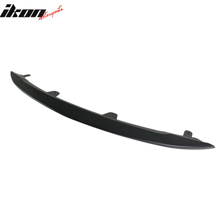 IKON MOTORSPORTS Front Bumper Lip, Compatible with 2023-2025 Toyota Corolla E210 Hatchback 5Dr, Matte Black ABS Plastic Air Dam Chin Spoiler Protector Splitter