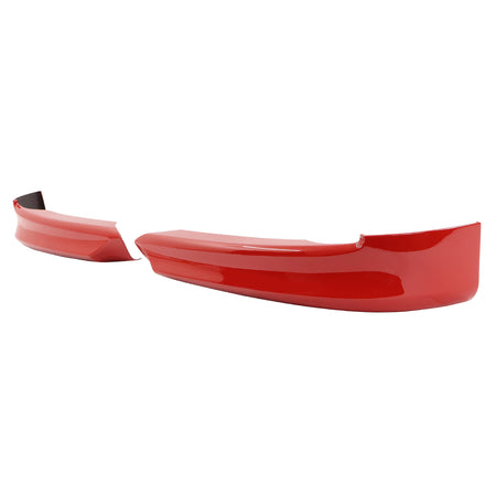 Fits 05-08 BMW E90 3-Series Sedan OE Style Front Lip Splitters Painted #438 Red
