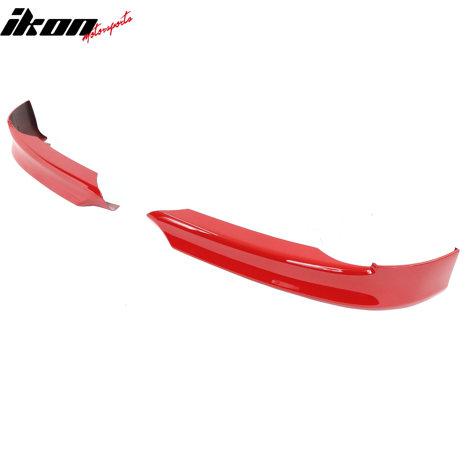 Fits 05-08 BMW E90 3-Series Sedan OE Style Front Lip Splitters Painted #438 Red