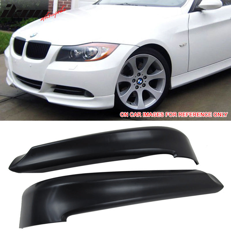 2005-2008 BMW E90 3-Series Front Bumper Lip OE Style Spoiler Unpainted