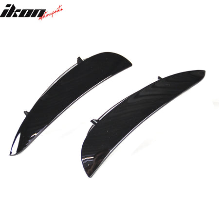 Fits 17-21 Benz W213 E Class Sedan AMG Style Front Vent Flaps Painted #040 Black