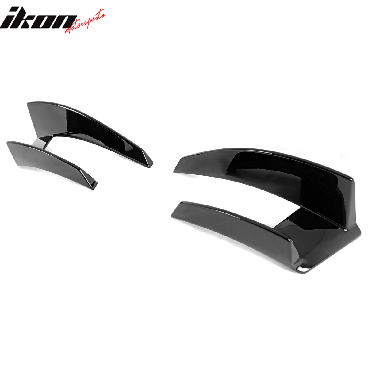 Fits 19-24 Toyota Corolla Hatchback D Style Front Bumper Canards Painted #218