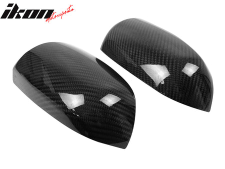 Fits 05-08 Audi A4 A6 Mirror Covers Carbon Fiber OE Style Side Rear View Cap 2PC