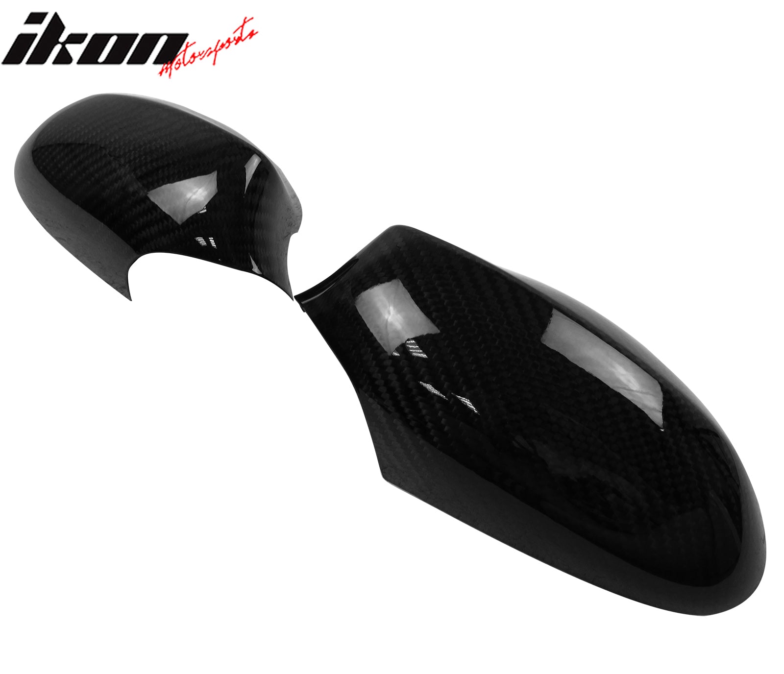 Fits 10-13 BMW E82 1-Series Mirror Covers Carbon Fiber OE Style Rear View Caps