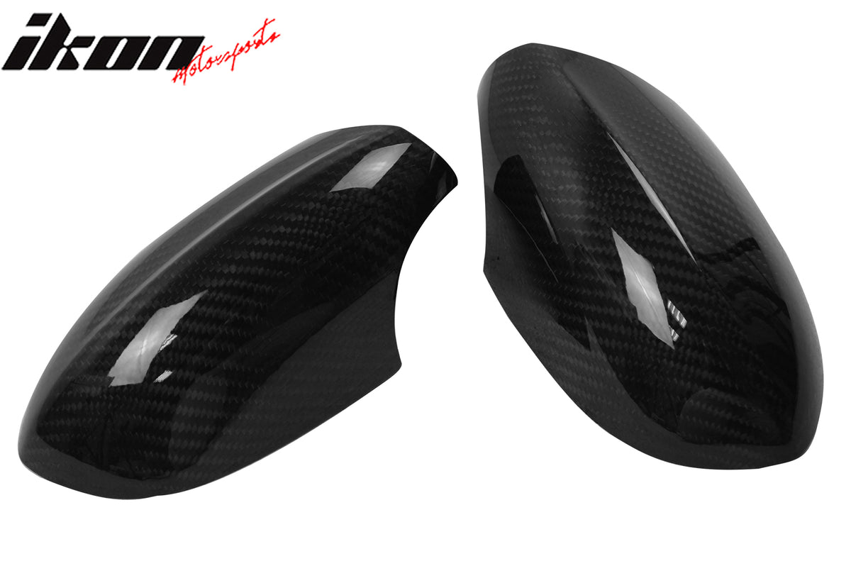 Fits 10-13 BMW E92 3-Series Mirror Covers Carbon Fiber M3 Style Rear View Caps