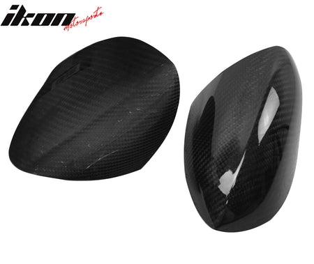 Fits 10-13 BMW E92 3-Series Mirror Covers Carbon Fiber M3 Style Rear View Caps