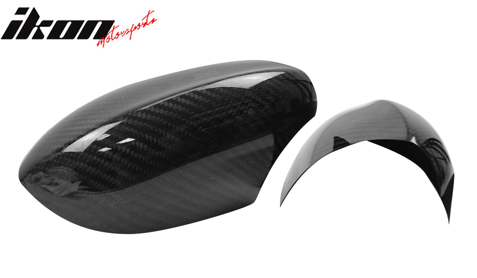 Fits 10-13 BMW E92 3-Series Mirror Covers Carbon Fiber M3 Style Rear View Caps