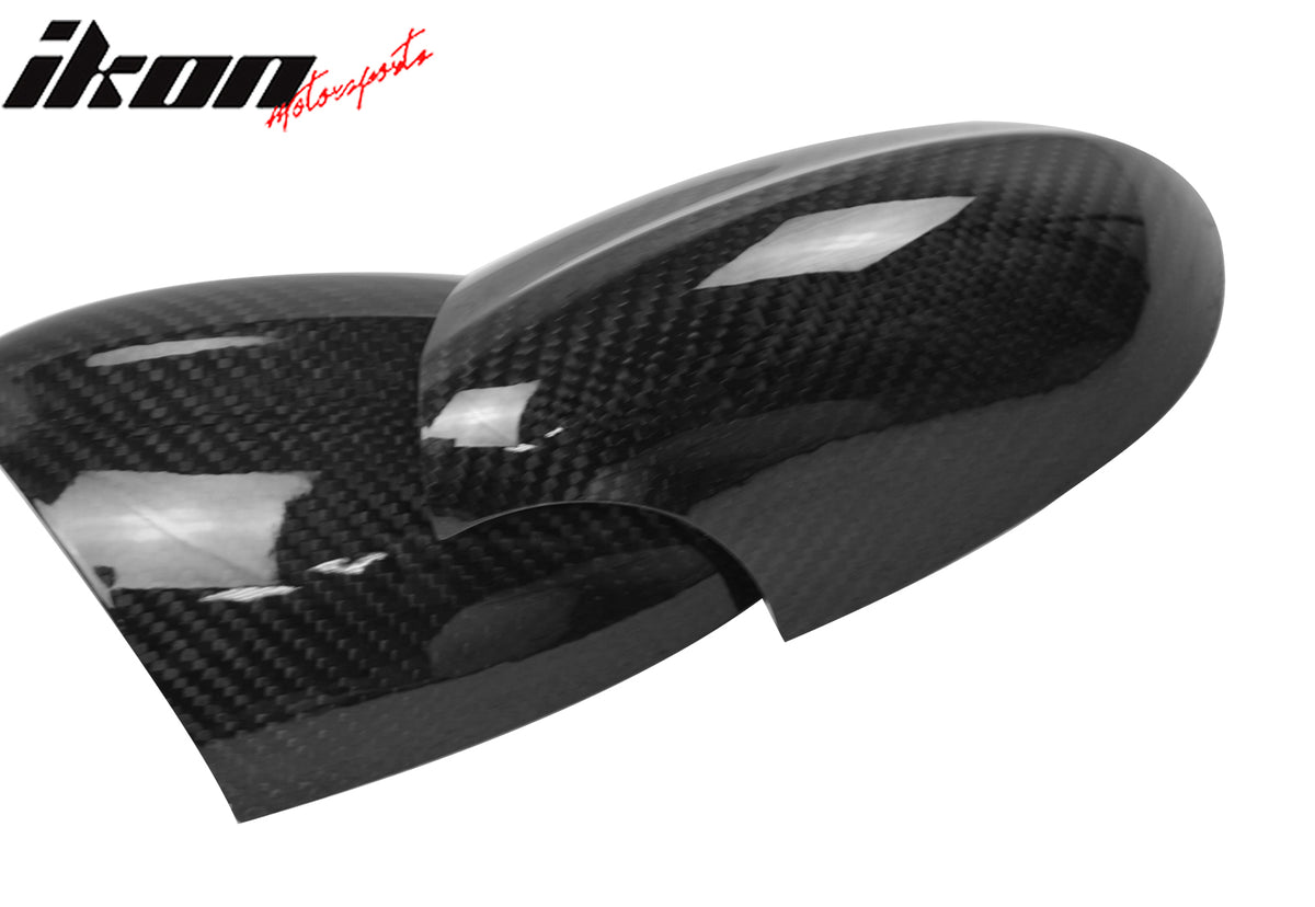 Fits 10-13 BMW E92 3-Series Mirror Covers Carbon Fiber M3 Style Rear View Caps