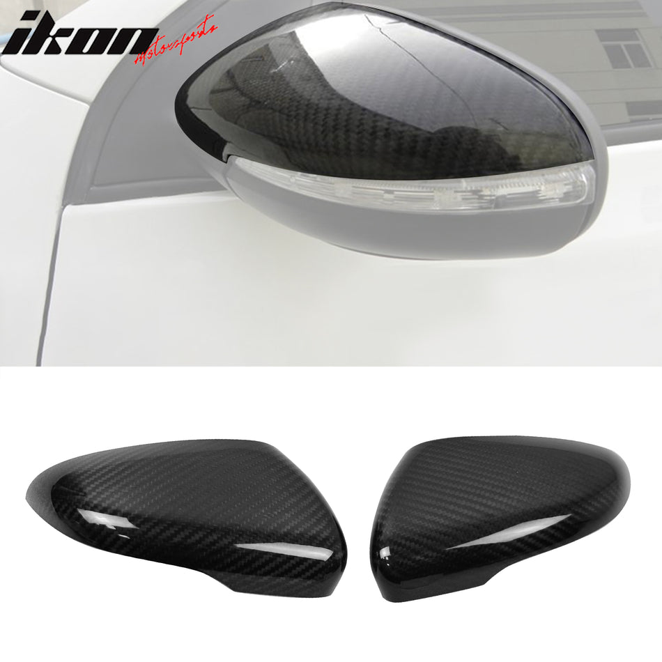 2010-2012 Volkswagen Golf MK6 GTI Rear View Mirror Covers Carbon Fiber