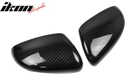 Fits 10-12 Volkswagen Golf MK6 GTI Mirror Covers Carbon Fiber Side Rear View Cap