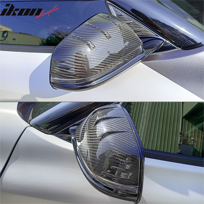 Fits 20-26 Toyota GR Supra A90 A91 D Style Carbon Fiber CF Side