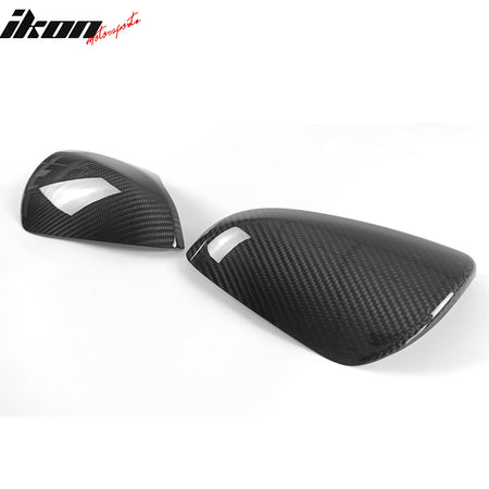 Fits 22-24 Subaru WRX Sedan 4DR Carbon Fiber Rear View Mirror Covers Trim 2PCS