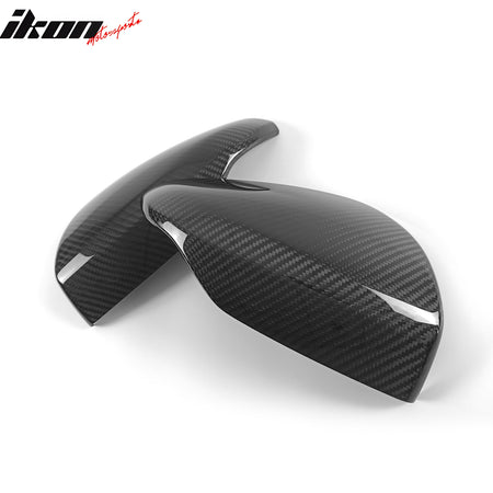 Fits 22-24 Subaru WRX Sedan 4DR Carbon Fiber Rear View Mirror Covers Trim 2PCS