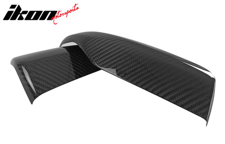 Fits 22-24 Subaru WRX Sedan 4DR Carbon Fiber Rear View Mirror Covers Trim 2PCS