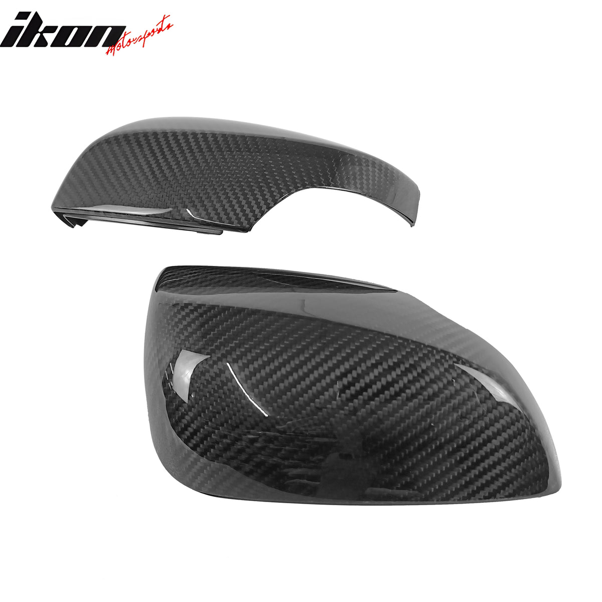 Fits 15-21 Subaru WRX STI Sedan Carbon Fiber Rear View Mirror Covers Trim 2PCS