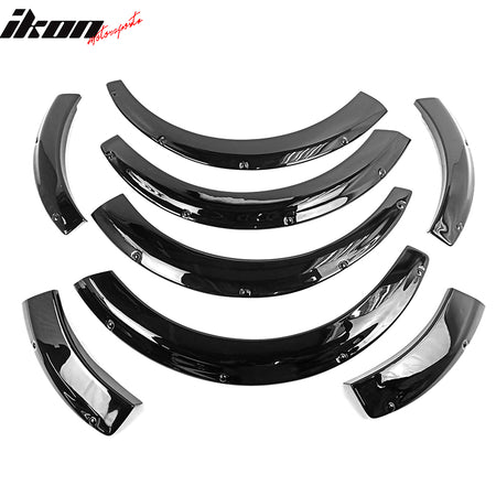 Fits 19-23 Toyota Corolla Auris 5DR T Style Fender Flares Wheel Arch #218 Black