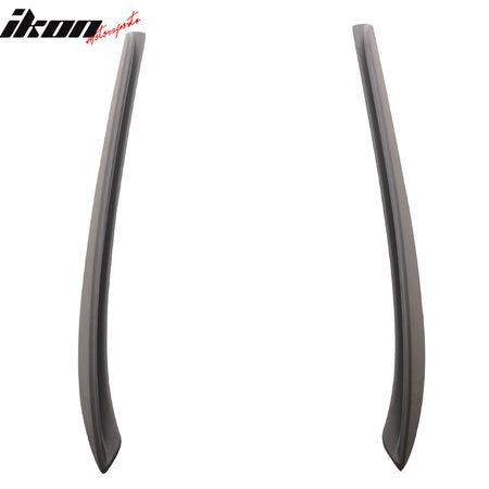 Compatible With 2008-2014 BMW E71 E72 X6 X6M Rear Window Fin Trims ABS Diffuser Spoiler